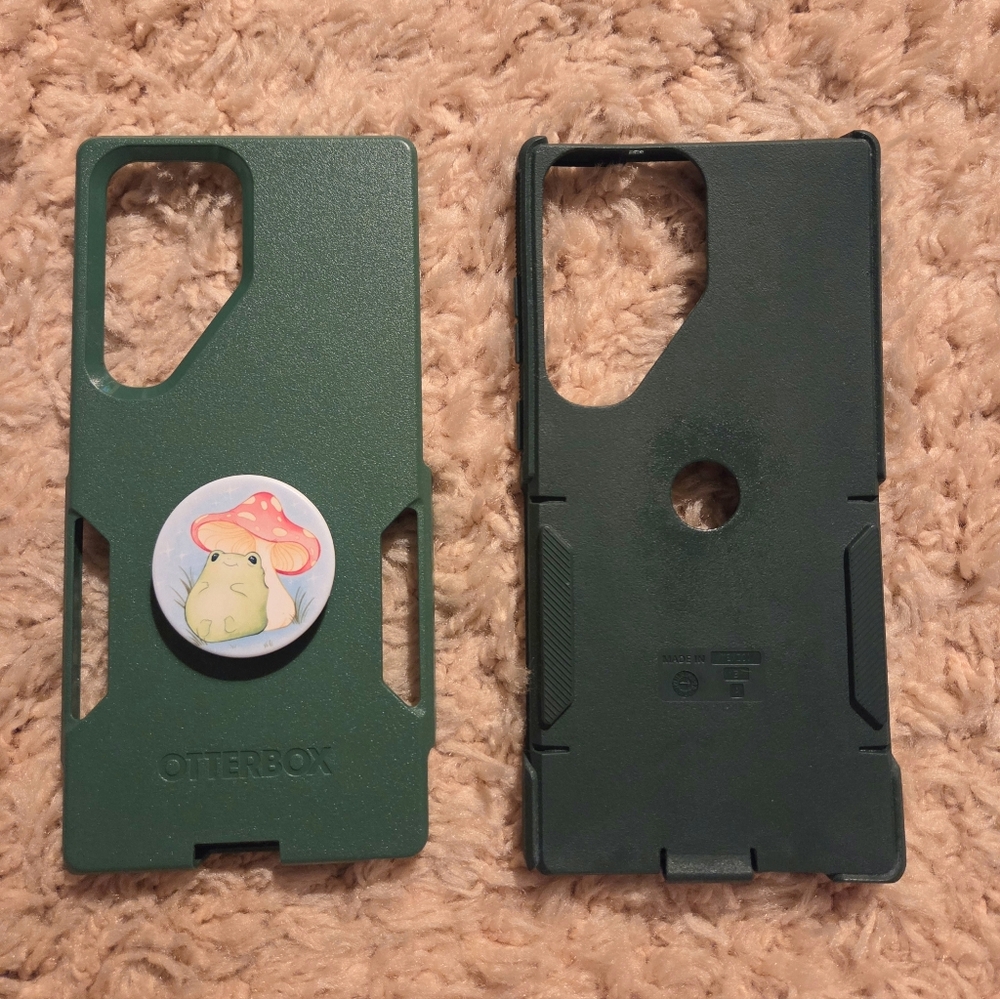 OtterBox Forest Green (Samsung S23 Ultra) Phone Case with PopSocket